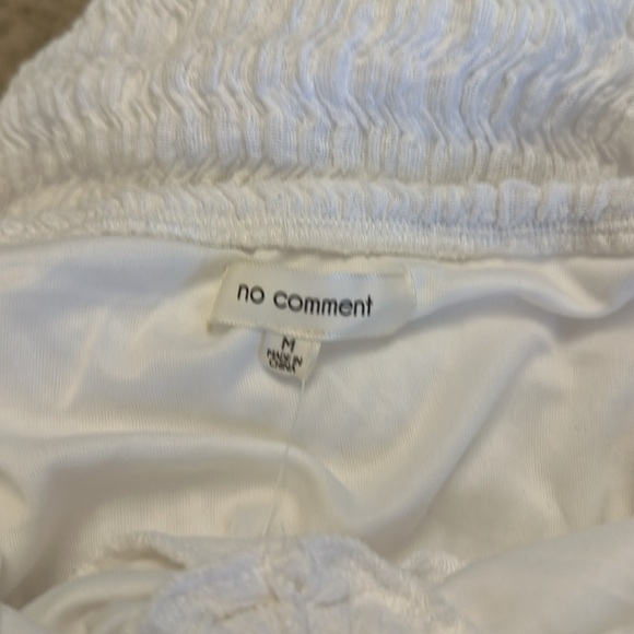 NWT No Comments White body con sheath dress with high slits Sz M - Picture 12 of 14